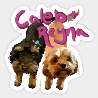 Caleb and Reyna Sticker